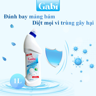 Nước tẩy rửa bồn cầu Gabi chai 1L sạch sâu, thơm lâu, diệt khuẩn, an toàn không độc hại