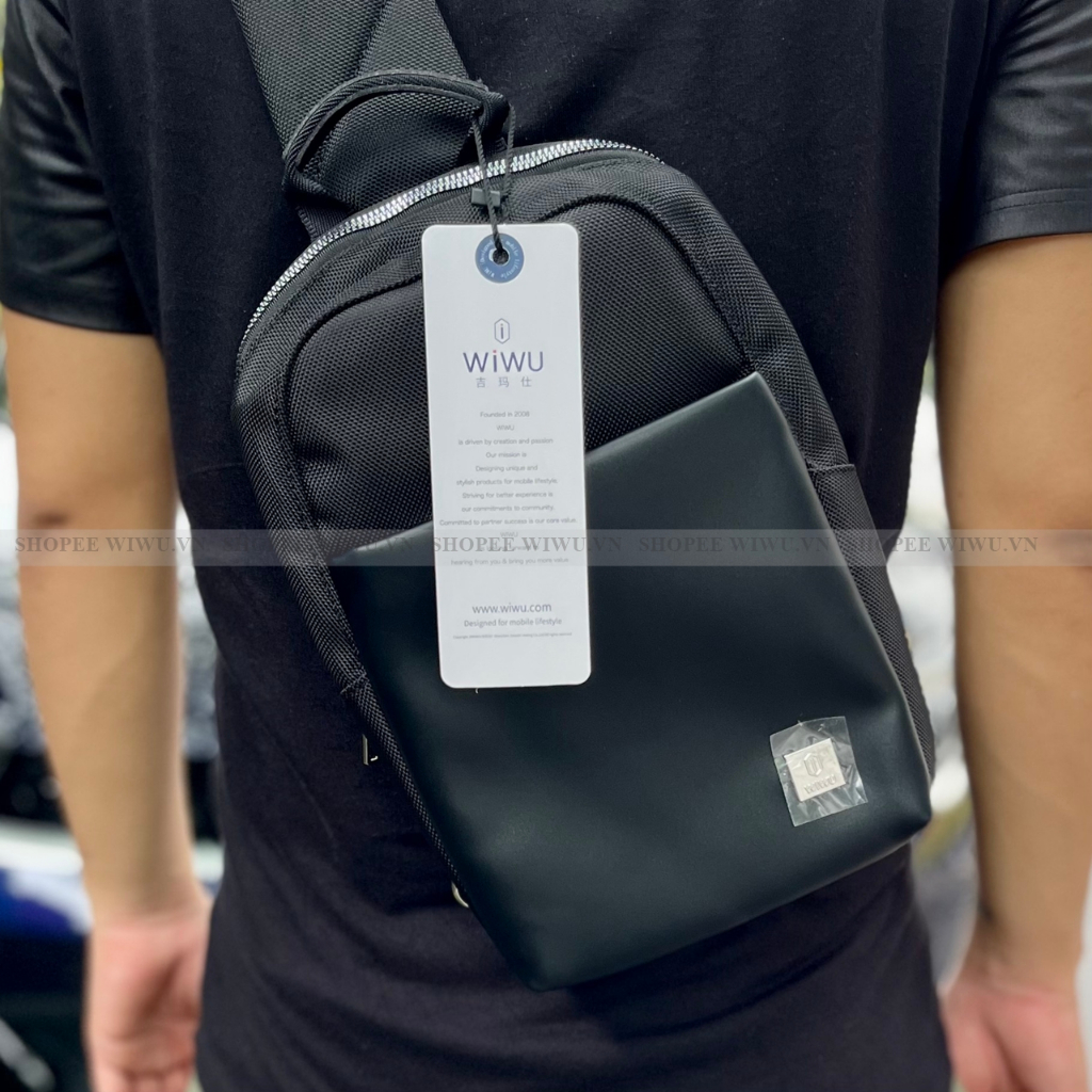 WIWU Salem Crossbody Bag – Túi đeo chéo cho Máy tính bảng IPad 11 inch , Phụ kiện điện thoại , chống thấm nước