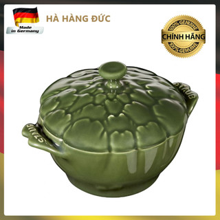 Âu atiso staub có nắp - cocotte artichaut - xanh