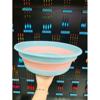 Chậu silicon cao cấp - Thau trộn mồi silicon 35cm