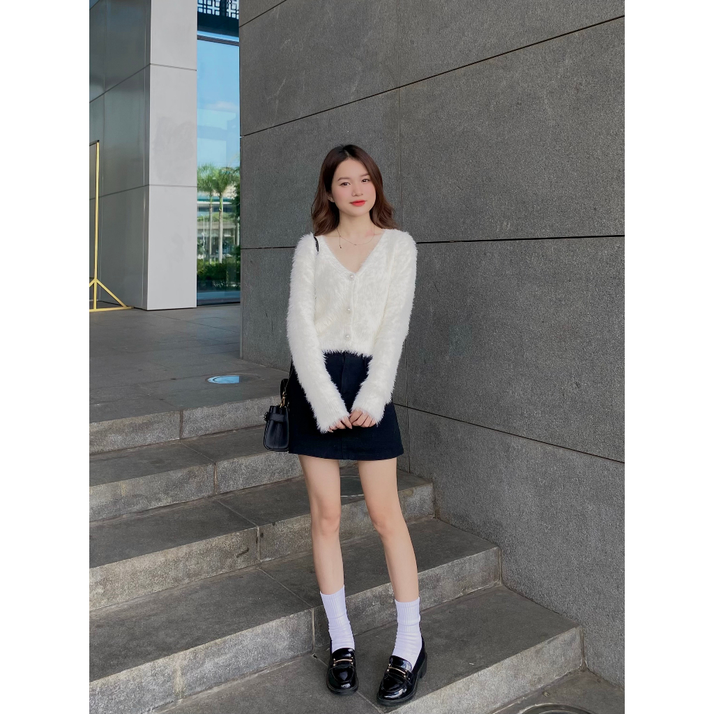 Áo cardigan lông thỏ croptop - 247store.vn - CDGlongcucngoc107_P8K1