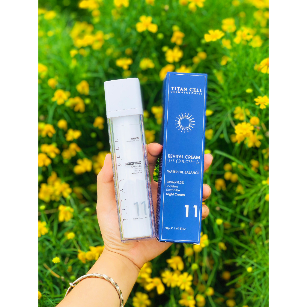 Kem Dưỡng Ban Đêm REVITAL CREAM TITAN CELL, Dưỡng Trắng, Tái Tạo & Phục Hồi Chuyên Sâu - 50gr