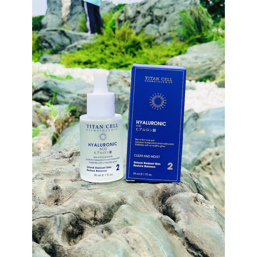 Tinh Chất Serum HYALURONIC ACID TITAN CELL, Tái Tạo, Cấp Ẩm & Phục Hồi Da - 30ml
