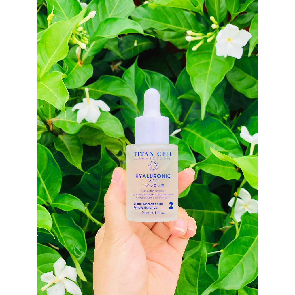 Tinh Chất Serum HYALURONIC ACID TITAN CELL, Tái Tạo, Cấp Ẩm & Phục Hồi Da - 30ml