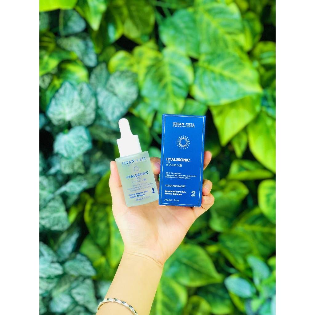Tinh Chất Serum HYALURONIC ACID TITAN CELL, Tái Tạo, Cấp Ẩm & Phục Hồi Da - 30ml