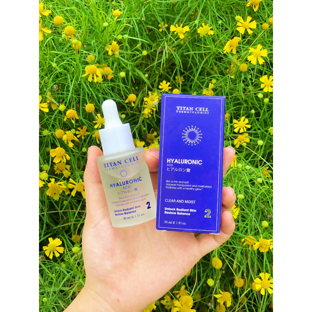 Tinh Chất Serum HYALURONIC ACID TITAN CELL, Tái Tạo, Cấp Ẩm & Phục Hồi Da - 30ml