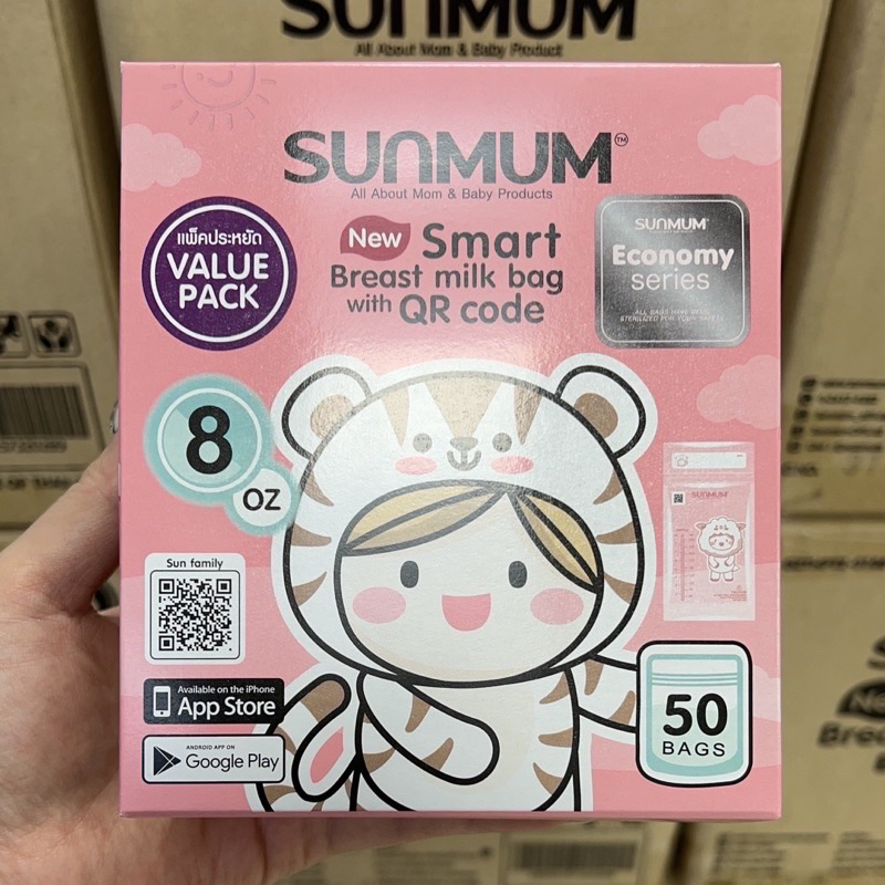 Túi trữ sữa Sunmum Thái Lan 50 túi/hộp