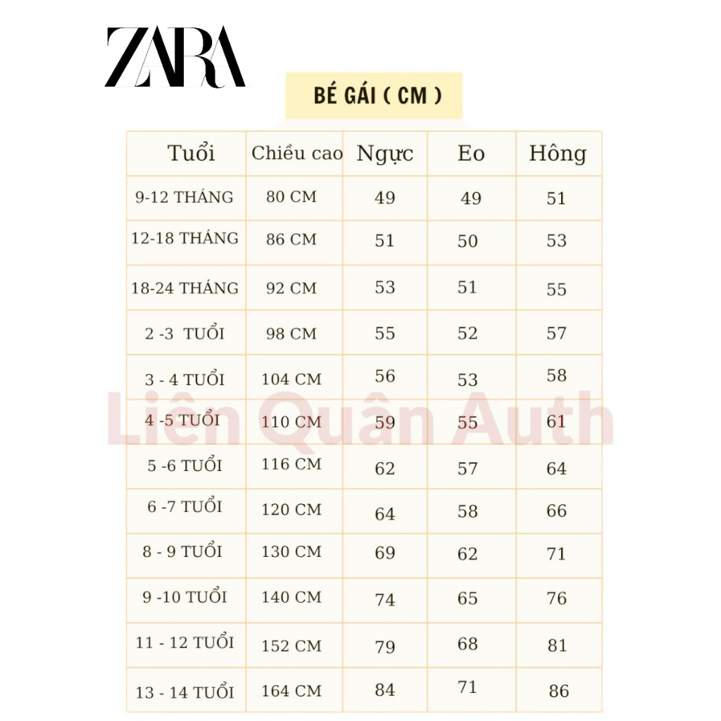 QUẦN BÉ GÁI ZARA - CẮT TAG, CHƯA MẶC - MỚI 100%