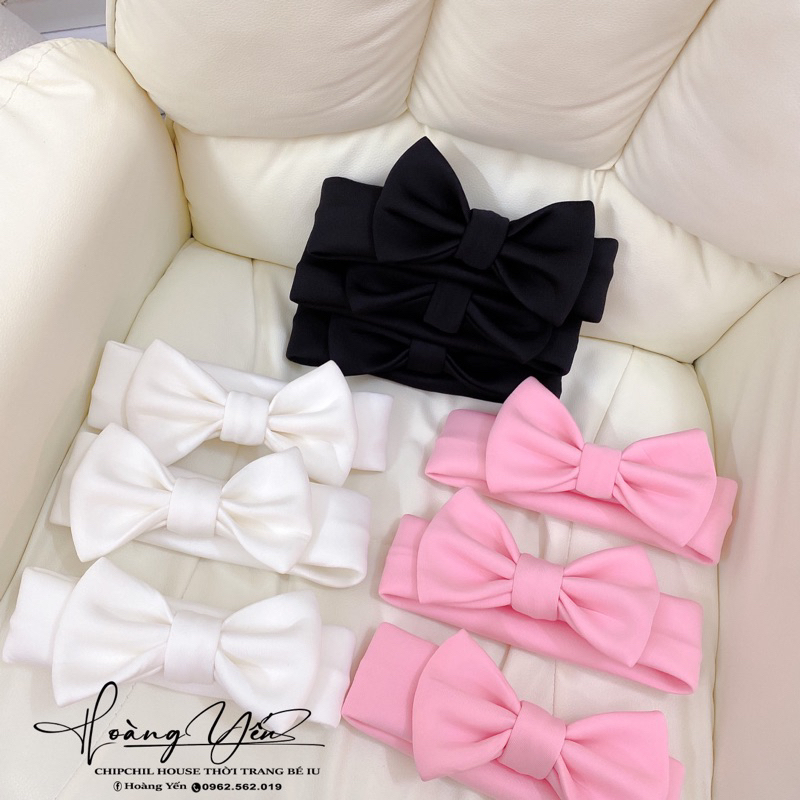 TuBan Nơ Dựng Hàn Quốc Xinh Xắn Đáng Iu Cho Bé Gái ChipChil
