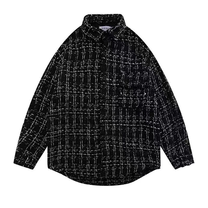 Áo Khoác Dạ Rối Hoạ Tiết Kẻ Thời Trang Unisex