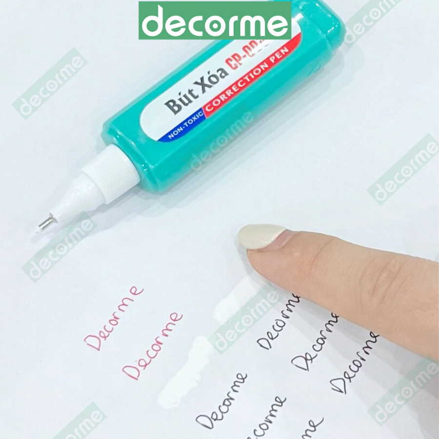 Bút xóa nước DecorMe Tẩy dùng cho học sinh bút xóa CP - 009 set 3 bút