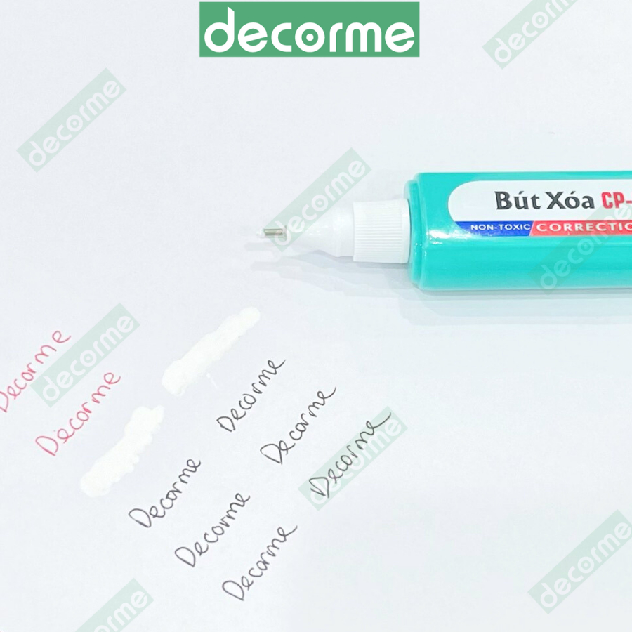 Bút xóa nước DecorMe Tẩy dùng cho học sinh bút xóa CP - 009 set 3 bút