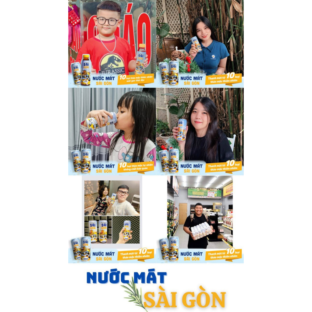 Thùng nước mát Sài Gòn vị truyền thống thương hiệu COLOR MAN