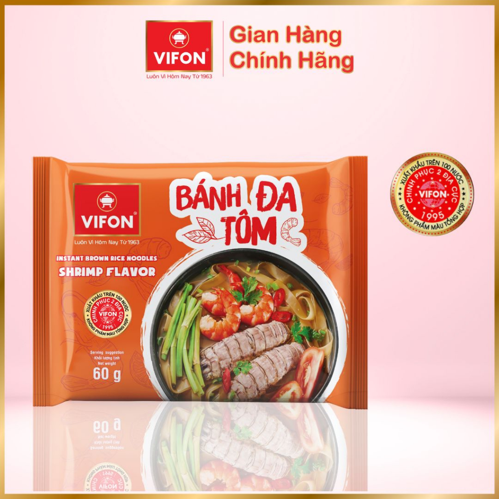 Set 10 gói Bánh Đa cua/ Bánh Đa tôm/ Bún riêu cua VIFON