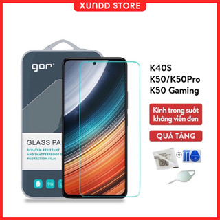 Kính cường lực gor xiaomi redmi k40s, k50 gaming, k50, cường lực k50 k40s trong suốt không viền