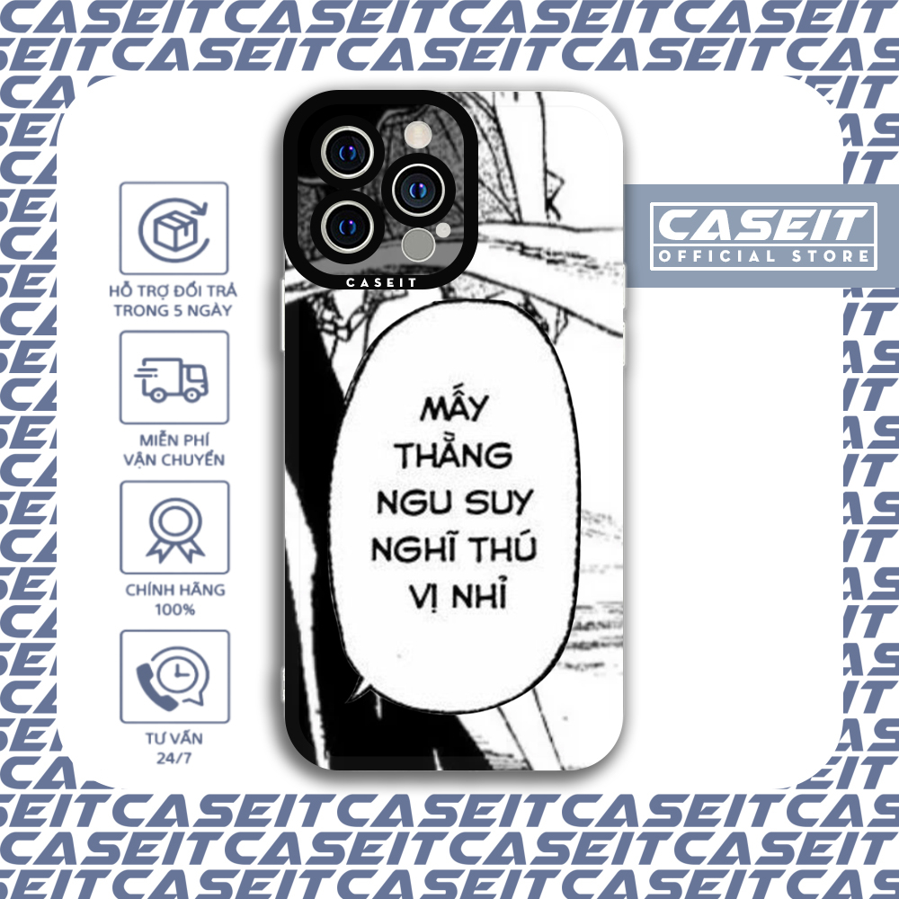 Ốp lưng iphone cạnh vuông Caseit Manga cutout meme hài hước aesthetic 8/8plus/x/xs/11/12/13/14/pro/max/plus/promax
