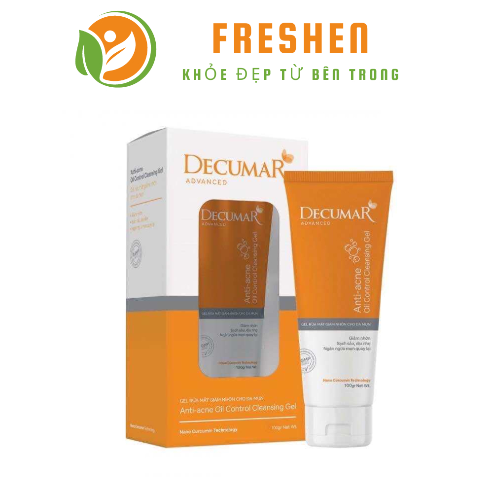 Decumar Clean ( 50g) gel rửa mặt ngăn ngừa mụn( mẫu mới)