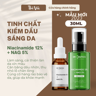 Serum B3 Niacinamide 12% DrCeutics Giảm Thâm Sáng Da Kiềm Dầu se khít lỗ chân lông - Thi Vũ