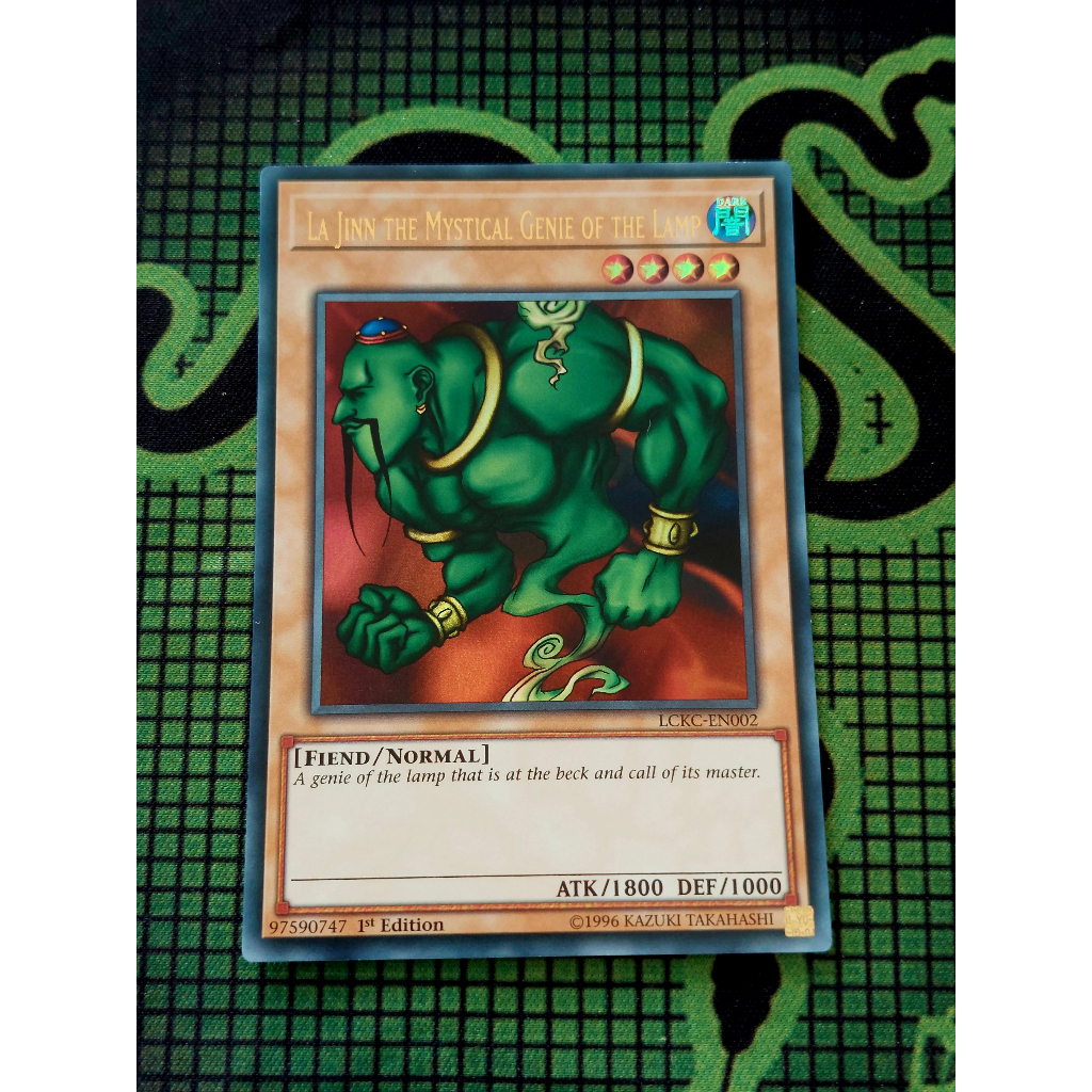 Thẻ Bài Mint90 Yugioh Monster  La Jinn the Mystical Genie of the Lamp
