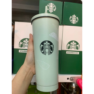 Ly giữ nhiệt Ly Starbuck Cold Cup Xanh Mint Dung Tích 750ml Giữ Nhiệt Tốt  (to hơn trên ảnh)