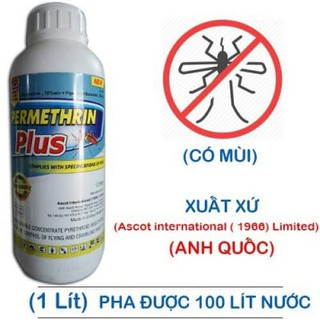 Thuốc diệt Muỗi và côn trùng Permethrin Plus - 1 Lít (Nhập khẩu Anh Quốc)