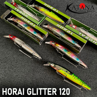 Mồi lure minnow horai glitter 120