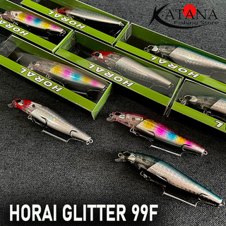 Mồi lure minnow horai glitter 99f - chẽm, hồng, mú