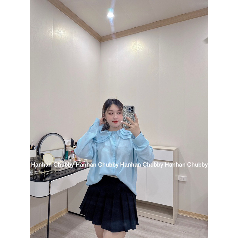 Áo Sơ Mi Tơ Cổ Bèo 3 Lá Có Bigsize 50-80kg Hàng Loại 1 #178