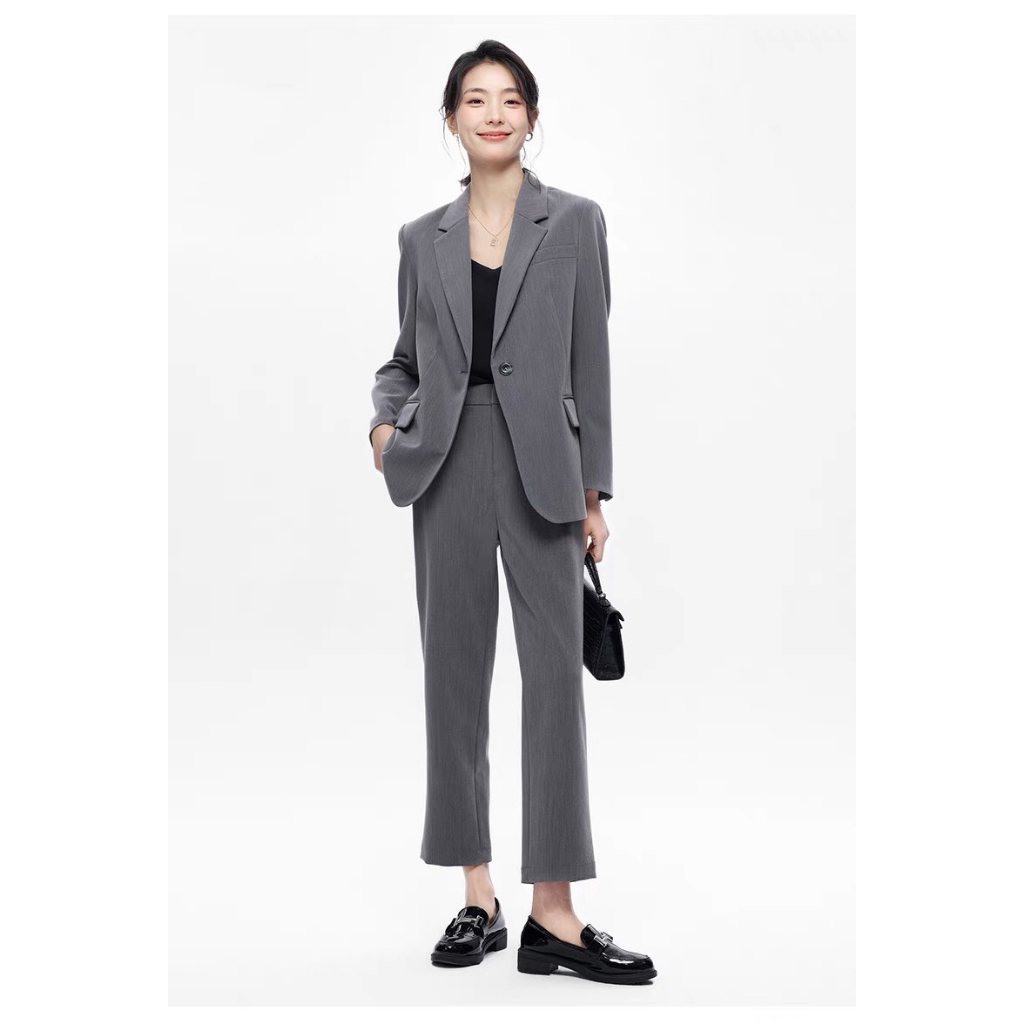 Áo vest công sở nữ chất liệu tuyết mưa cao cấp áo khoác blazer nữ 2 lớp có độn vai 3 màu basic dễ phối đồ mặc đi làm