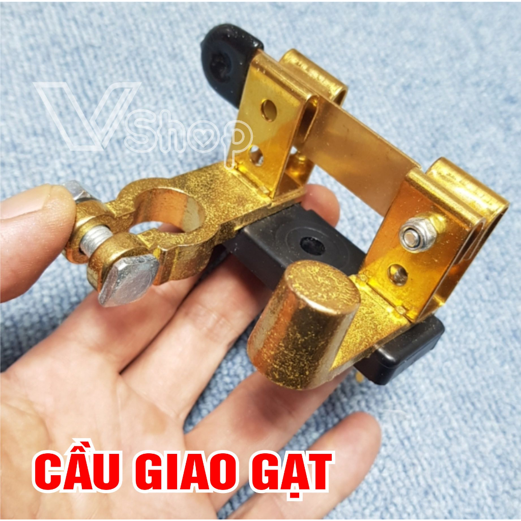 Thiết bị, chống rò điện ô tô. Công tắc vặn, cầu giao gạt, gắn bình ắc quy