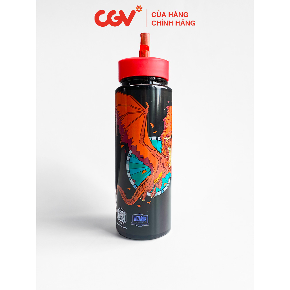 Bình nước CGV Cinemas Vietnam Dungeons & Dragon dung tích 500ml có ống hút