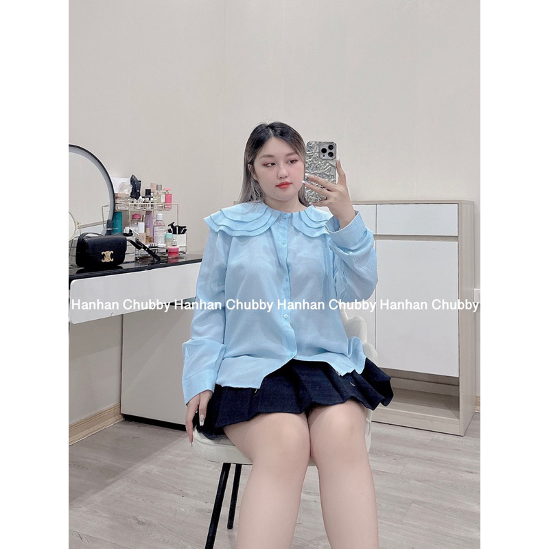 Áo Sơ Mi Tơ Cổ Bèo 3 Lá Có Bigsize 50-80kg Hàng Loại 1 #178