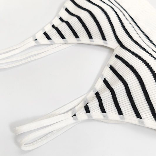 Áo bra mút mỏng 2 dây quyến rũ, Bra cotton gân tăm co dãn 4 chiều mềm mại SAVILL B3044