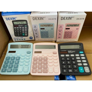 Máy Tính Cầm Tay - Mini Bỏ Túi Dexin DX-837B Sử Dụng Năng Lượng Mặt Trời Hoặc Pin Thiết Kế Thời Trang