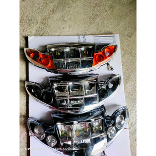  Full đầu sirius 2 tầng kim cương  KÈM CHÂN H4  lắp như zin cho sirius 50cc sirus 110 cc 