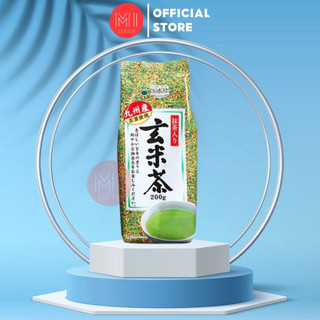 Trà xanh gạo lứt rang nhật bản kunitaro gói 200g