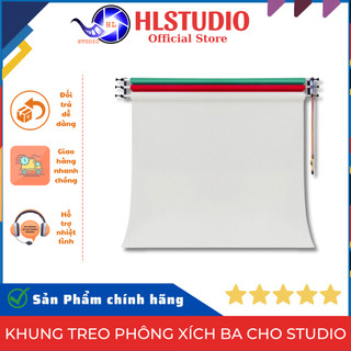 Khung Treo Phông Xích Ba Cho Studio Đa Năng, Chất Lượng Cao, Tiện Lợi, Chắc Chắn HL Studio