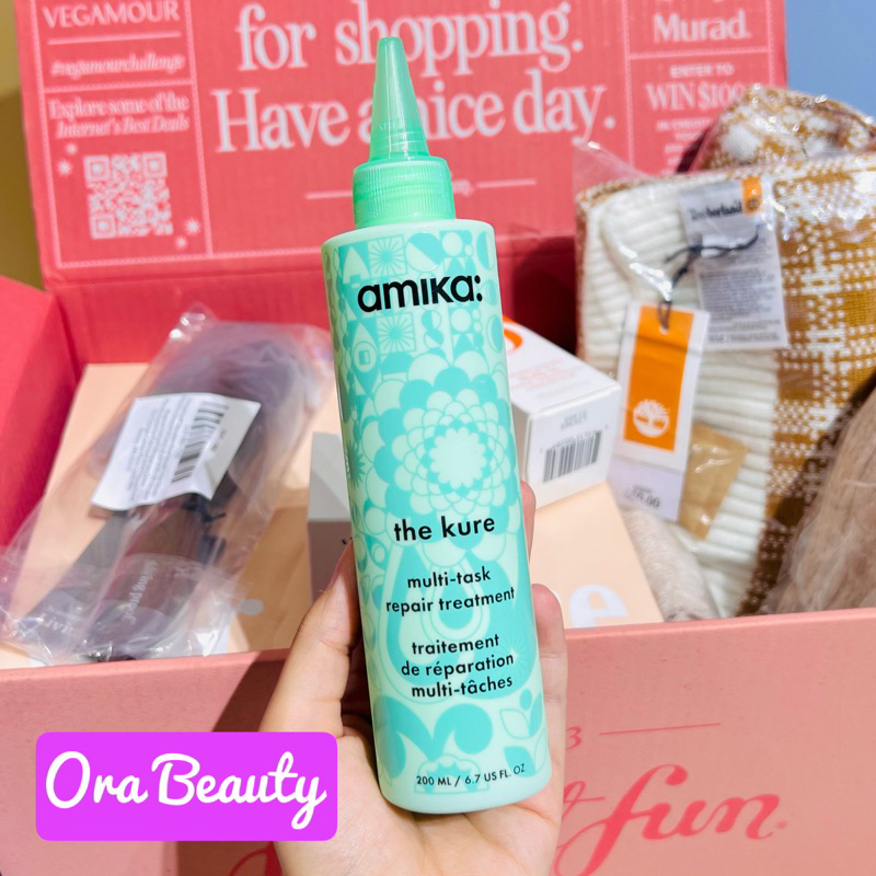 Mặt nạ xả phục hồi tóc hư tổn Amika The Kure Multi Task Repair Treatment