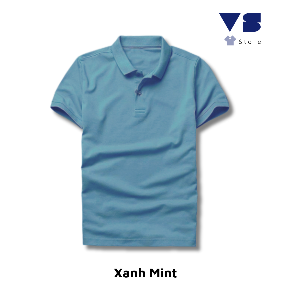 Áo Thun POLO Trơn Nam Nữ Vải Cotton Cá Sấu Cao Cấp Ngắn Tay Phong Cách