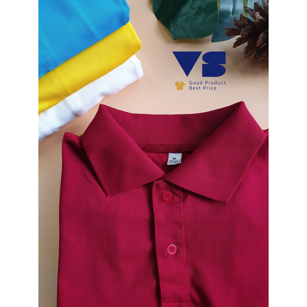 Áo Thun POLO Trơn Nam Nữ Vải Cotton Cá Sấu Cao Cấp Ngắn Tay Phong Cách