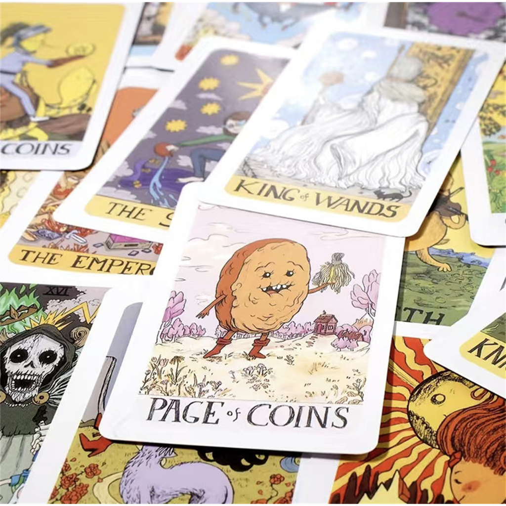 Bộ bài The Adventurine Time Tarot 78 lá bài tặng đá thanh tẩy SB124