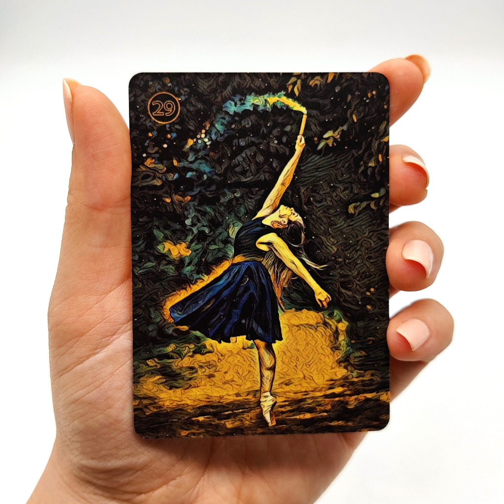 Bộ bài Dreaming Lenormand tặng đá thanh tẩy SB125