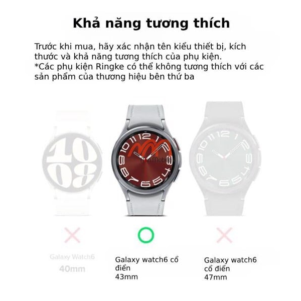 Kính Cường Lực Samsung Galaxy Watch 6 Classic 43mm