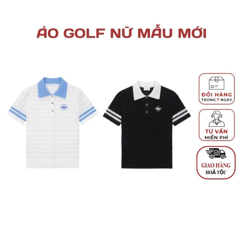 ÁO GOLF NỮ SOUTHCAPE MŨ MỚI ĐẸP PD GOLF SHOP