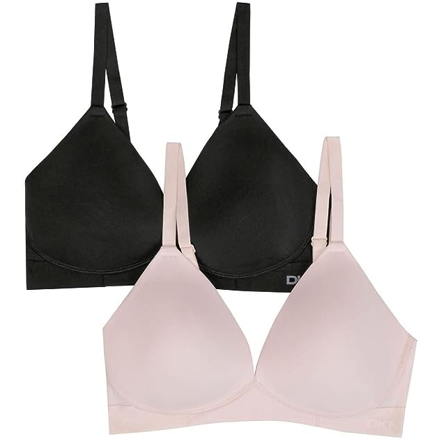 Set Áo Ngực Không Gọng Giúp Nâng Đỡ Mềm Mại - Wireless Microfiber Plunge Bra DKNY