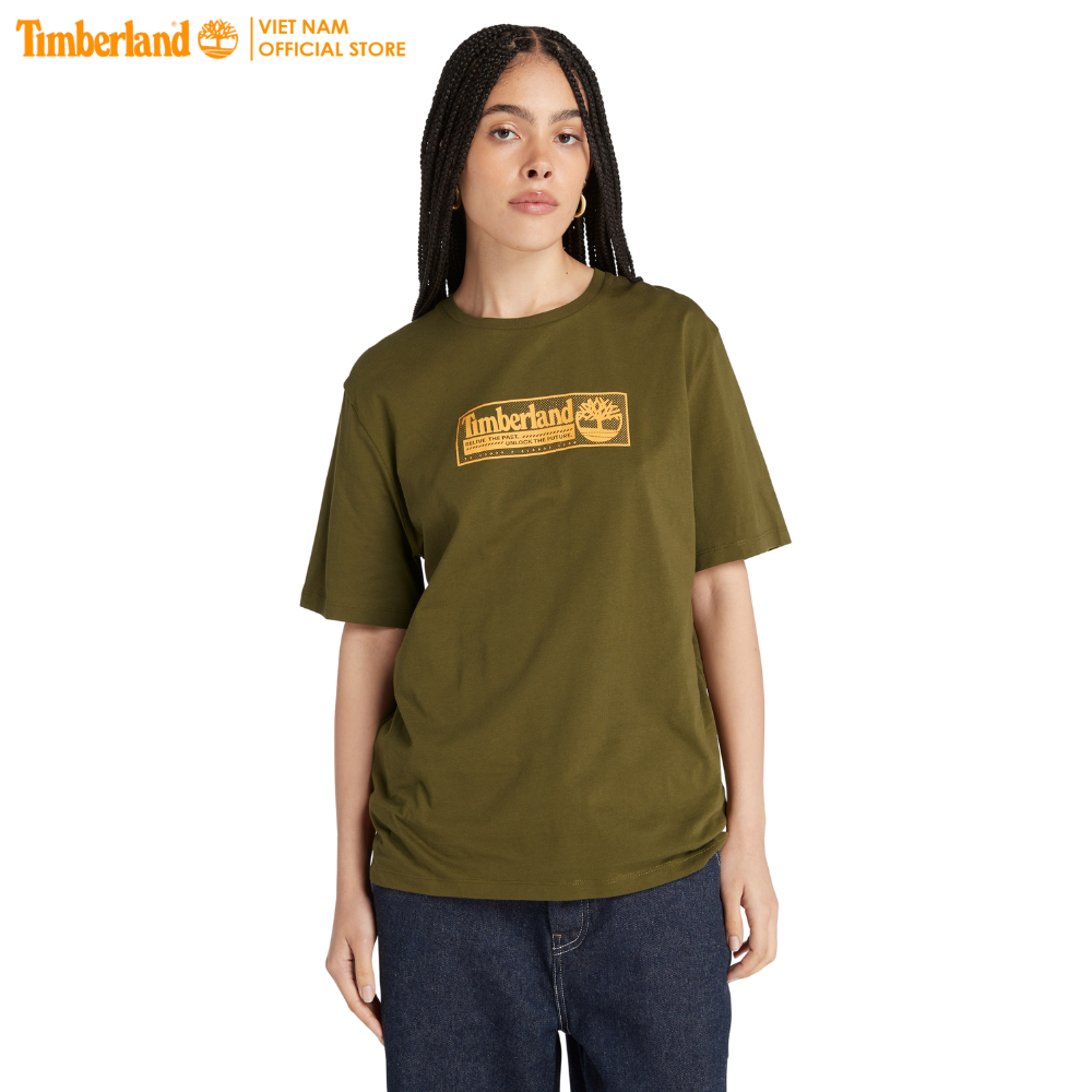 [Original] Timberland Áo Thun All Gender Short Sleeve Back History Comic Graphic T-Shirt TB0A27V8