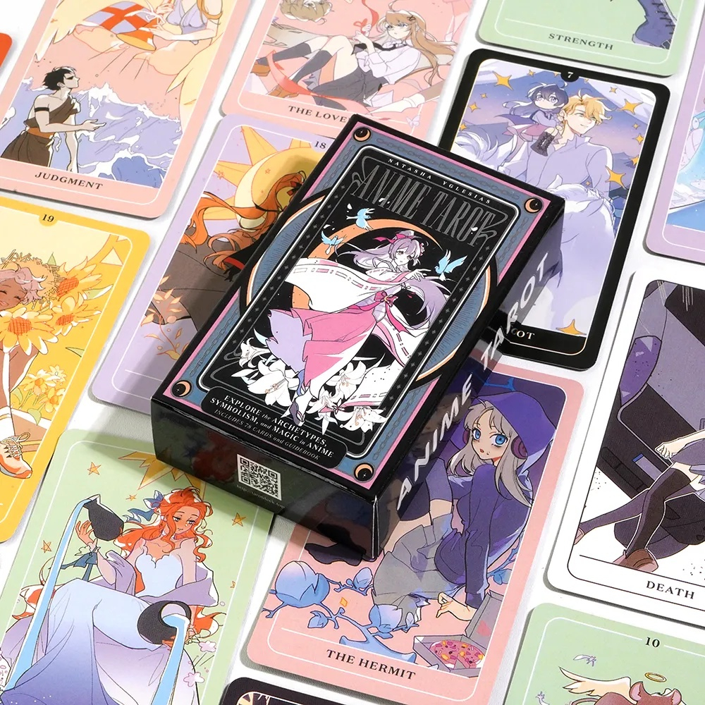 Bộ bài Anime Tarot 78 lá bài tặng đá thanh tẩy SB143