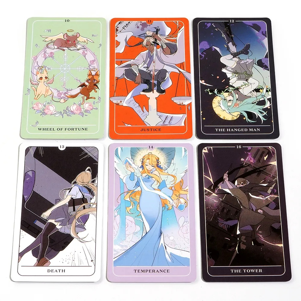 Bộ bài Anime Tarot 78 lá bài tặng đá thanh tẩy SB143