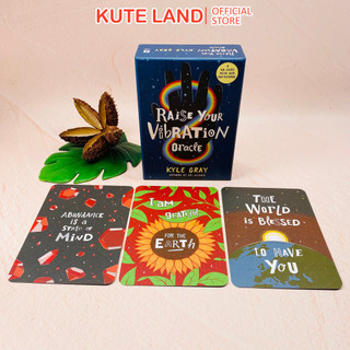 Bộ bài Raise Your Vibration Oracle tặng đá thanh tẩy SB131