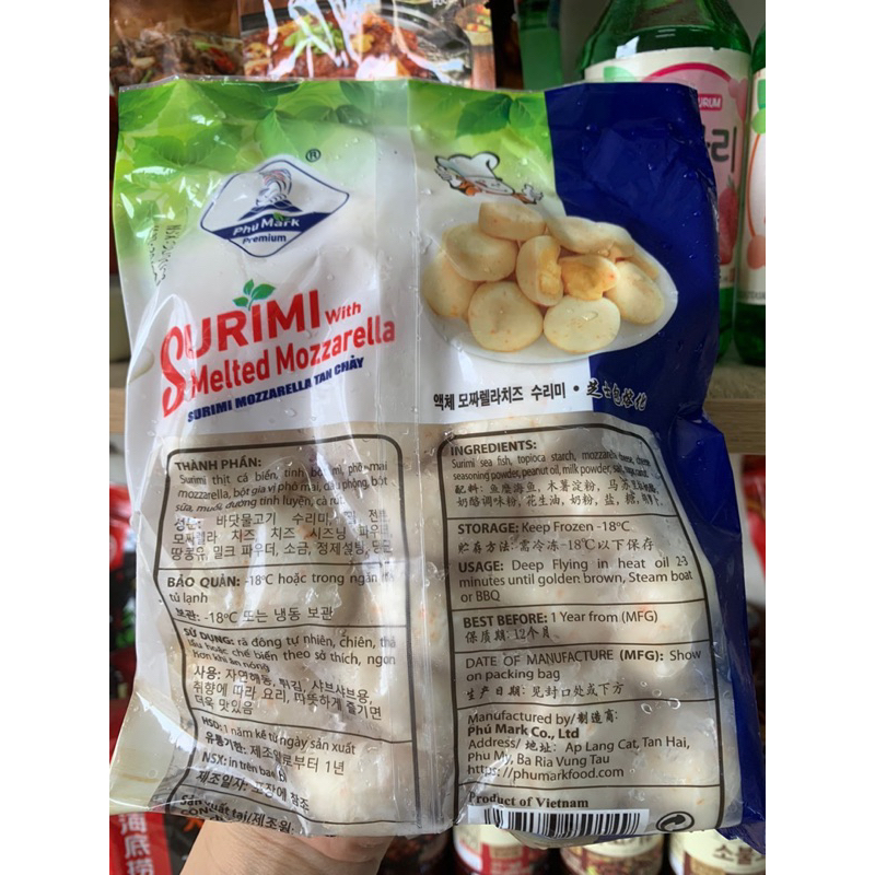 Viên phô mai tan chảy Surimi 400gr